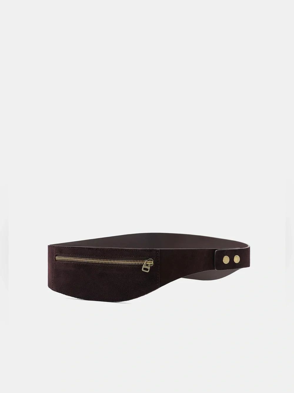 ZARA 100% SUEDE LEATHER WAIST BAG BELT. Size 30.  New with tag.